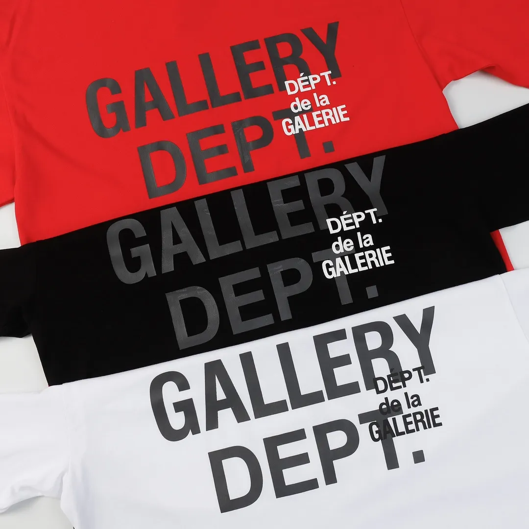 GALLERY.DEPT Summer new short-sleeved style No.: D3139#P106 Color: Black Red White Size: S M L XL